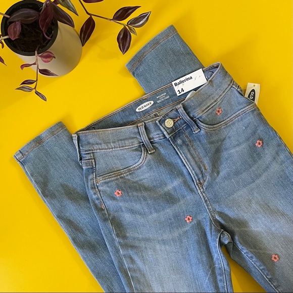 NEW Jeggings for girls- OLD NAVY Ballerina Jeggings - Size 14 - Picture 1 of 8